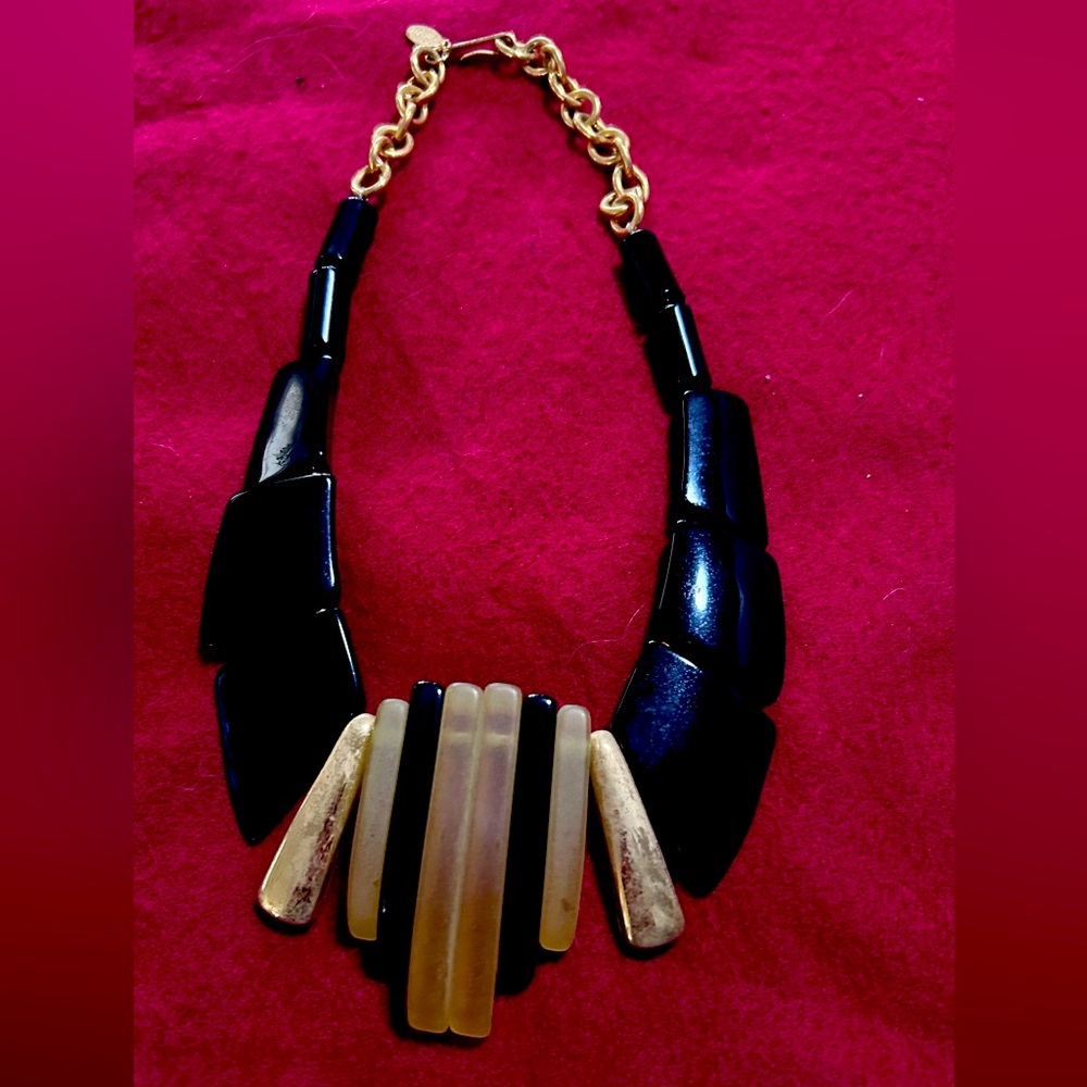 Vintage 1980's Park Lane Art Deco Necklace